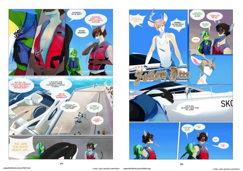 Cats Love Water IV - pages 24&25 + Rewards