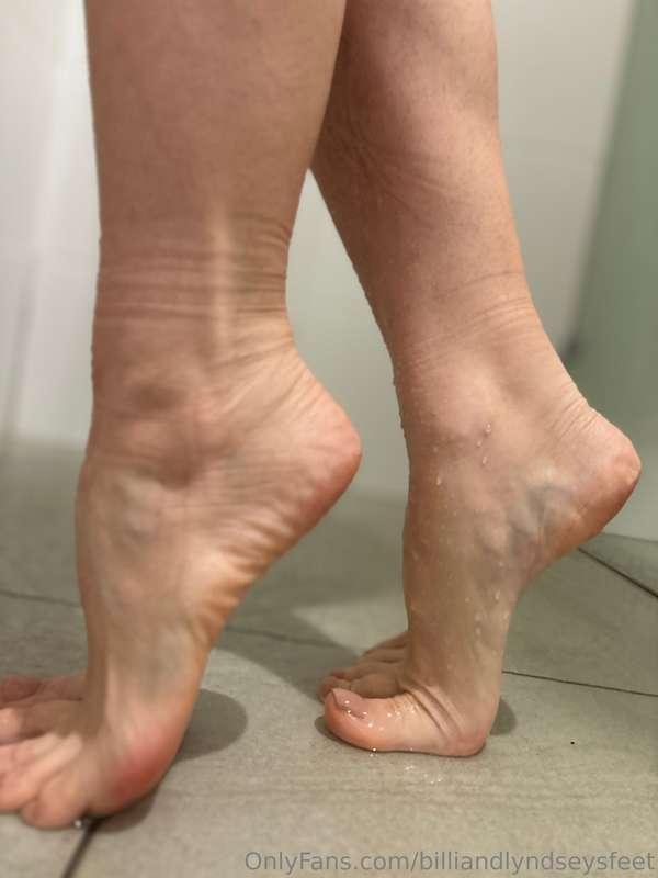 I love taking my socks off and getting in the shower after a..