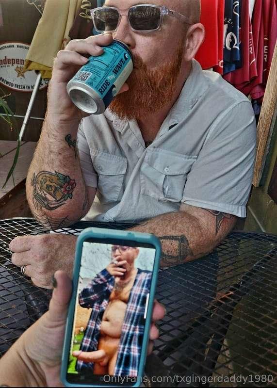 Reminded at an outdoor bar this time....