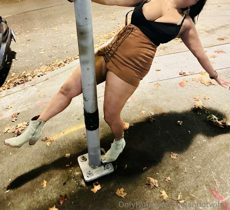 After party shenanigans!! I like poles lol