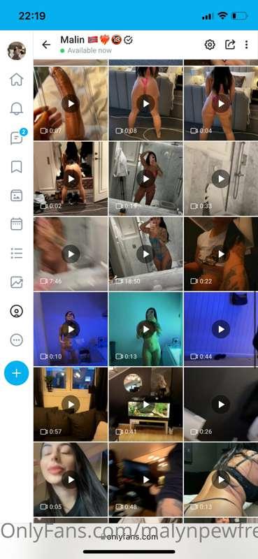 Et lite utvalg av hva som finnes av videoer på VIP. Noen len..