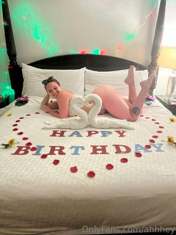 Hotel went all out for her bday today 🥰