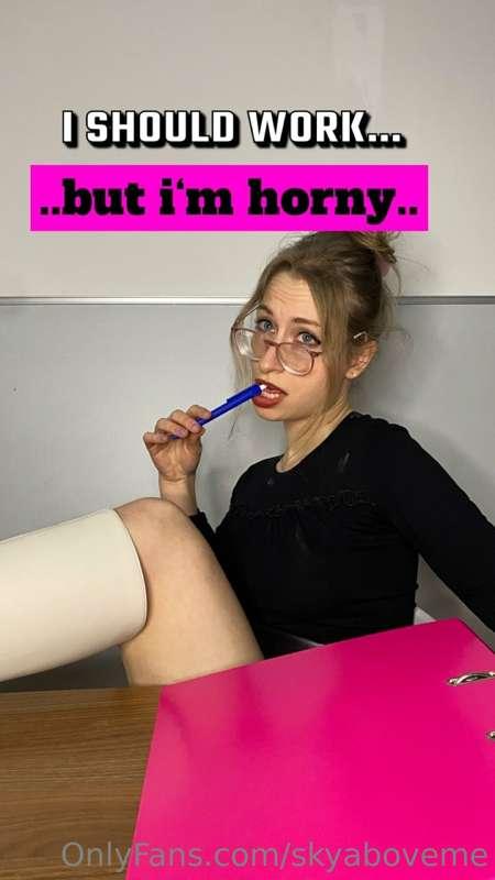 ATTENTION ⚠️ SECRETARY SKY IS soooo HORNY💦 
CHECK DMS FOR SE..