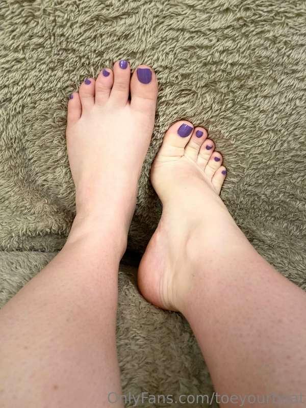 I loooove the purple! What do you think? 😇💜