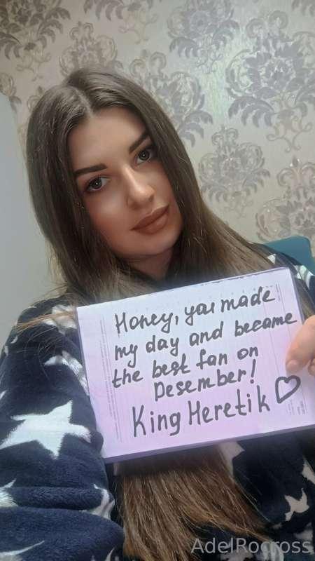 You amazing King 😘