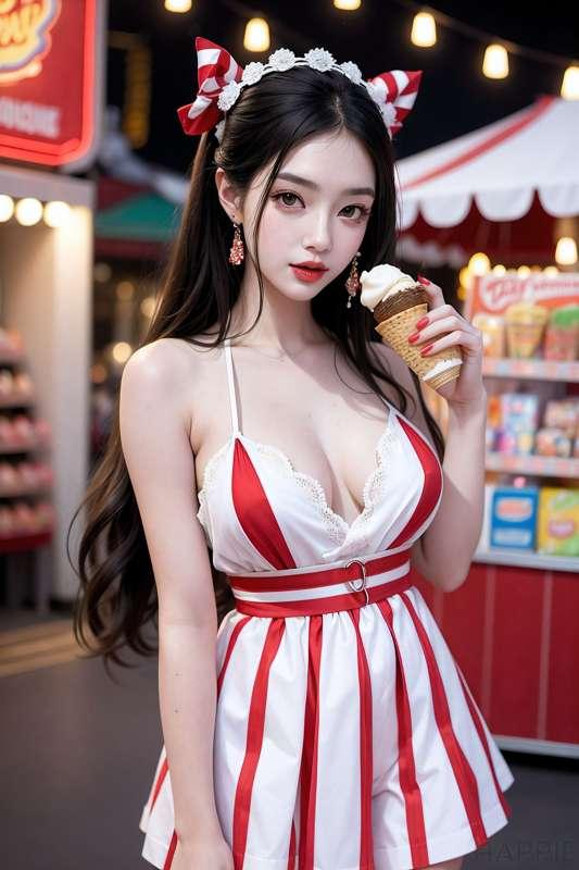 HP093 - 4K Ice Cream Girl/Vendor (70 Images)