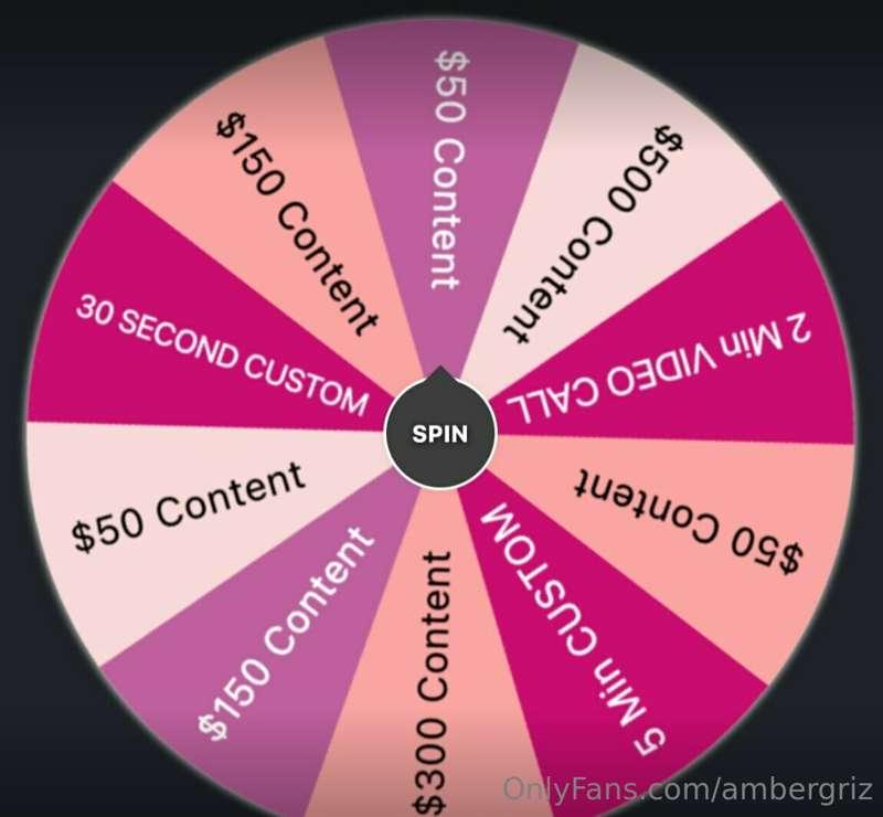 AMBIE BAMBIES LUCKY WHEEL SPIN 😍💕
ㅤ
Do you want to see how l..