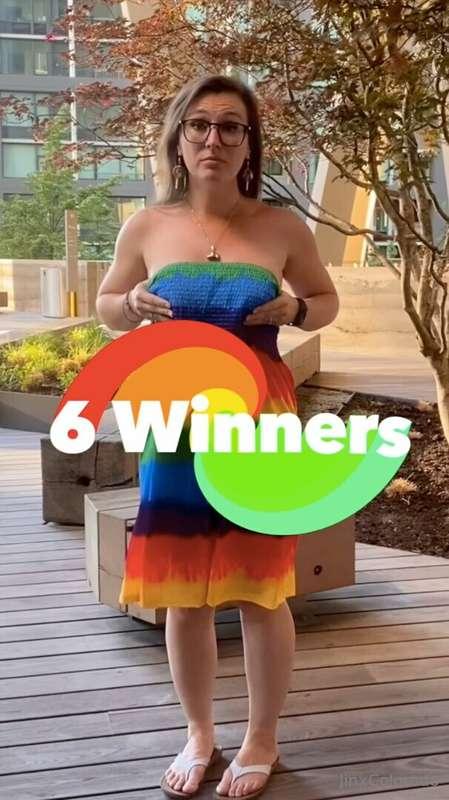 I know you want to be one of the 6 winners of my sweepstakes..