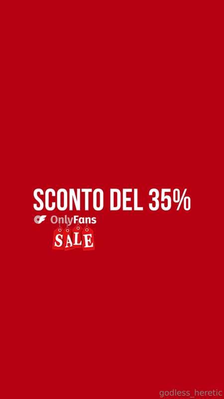 Piccolo regalino 🎁
35% di sconto per 10 rinnovi 🔥✔️
Buone se..