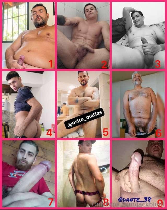 👑 THE HOTTEST MEN EVER 👑   1)@maturedbearjuan  2)@naturalgre..