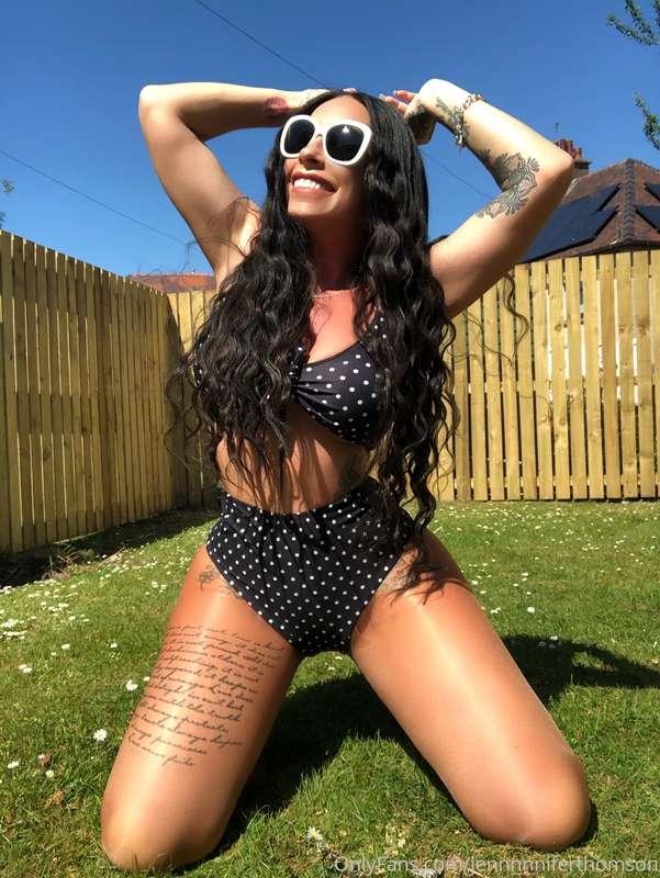 been enjoying the weather too much 