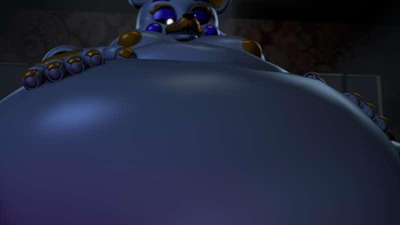 Request: Lolbit's big bubbled up belly