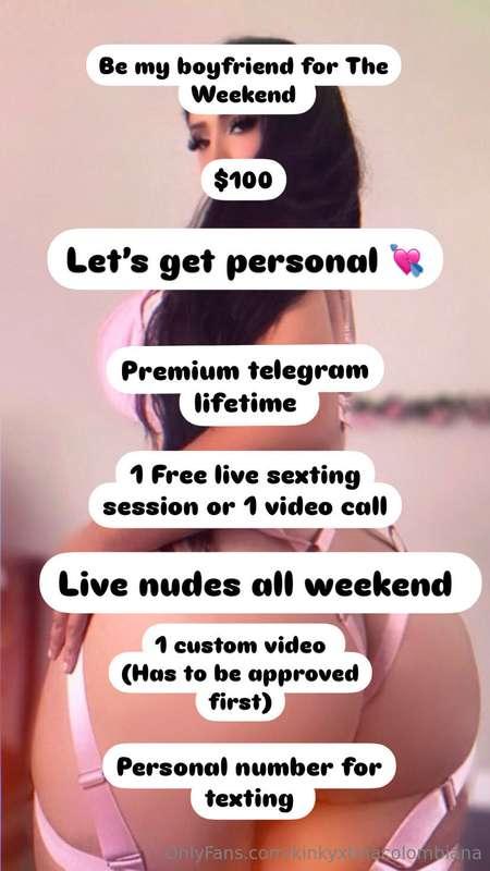 Be my boyfriend for the weekend 💘Dm me if interested 🫶