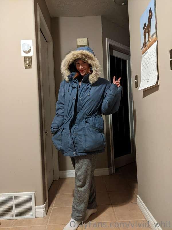 You never know what's going on under a Canadian's coat