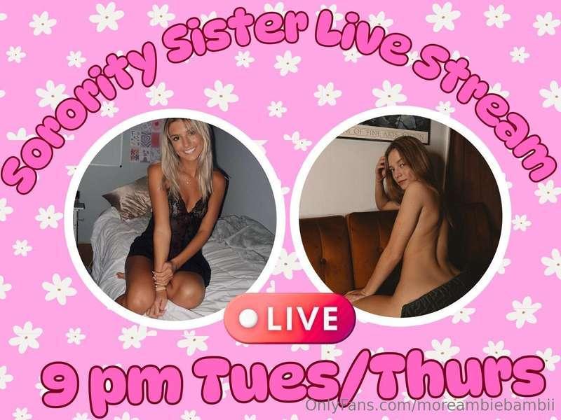 Going LIVE with my roommate @vipdanielle 😍We've got SO MUCH ..