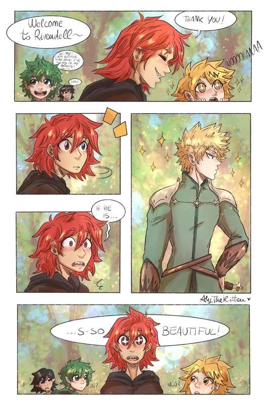 GildedZine Lotr x KiriBaku Comic