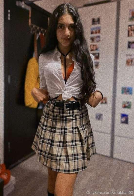 Slutty school girl costume