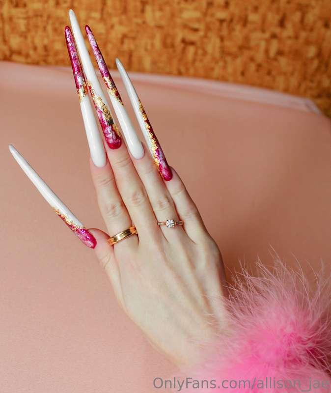 New long nails in gentle style🔥💖💖