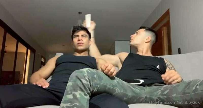 We just got back from training with my friend, we sat on the..