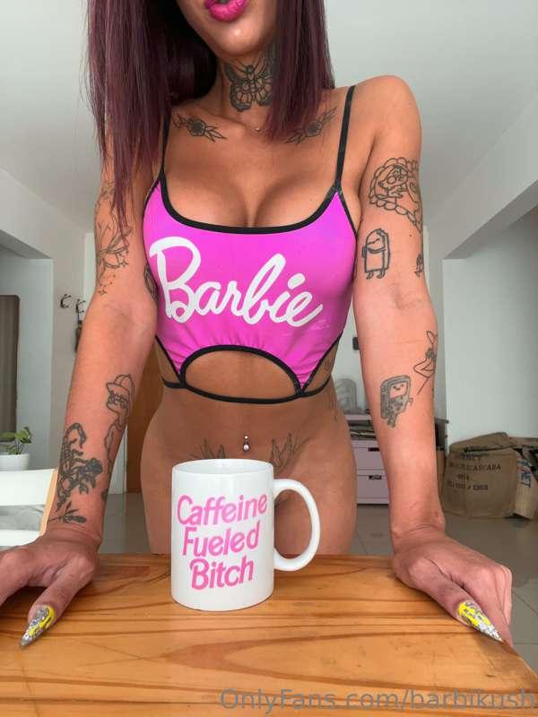 Good Morning babe! I think I need some milk for my coffee, g..