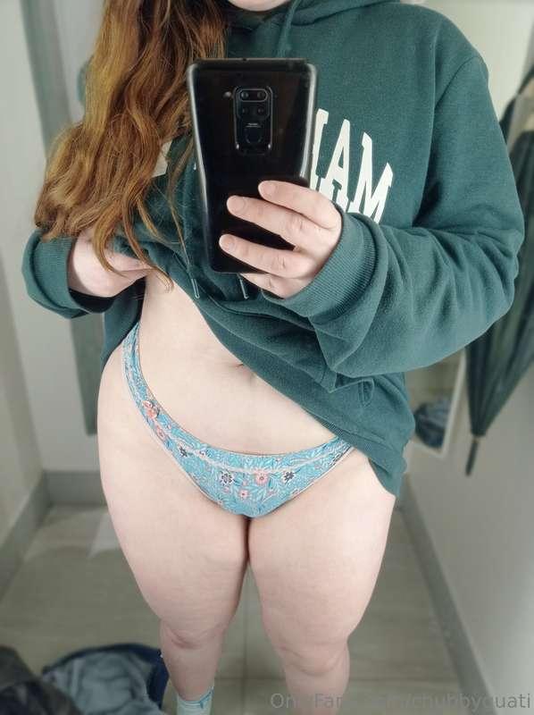 Changing room panties 😇