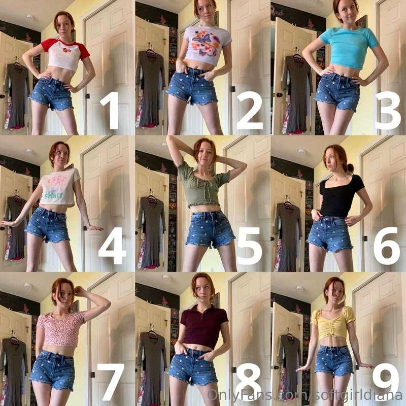 Short sleeves! And lots of options!