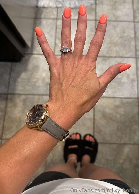 Are you ready to see these married hands wrapped around some..