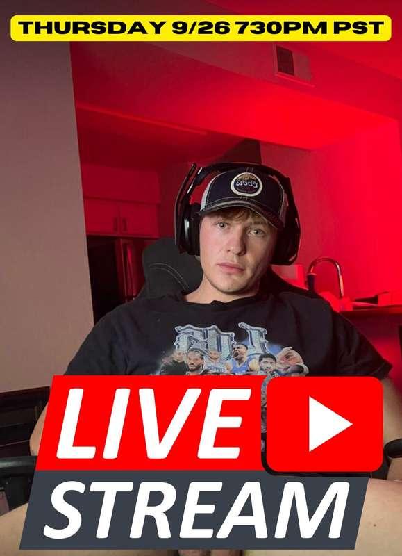 LIVESTREAM THURSDAY 730PM PSTAre you gonna be there? 😈