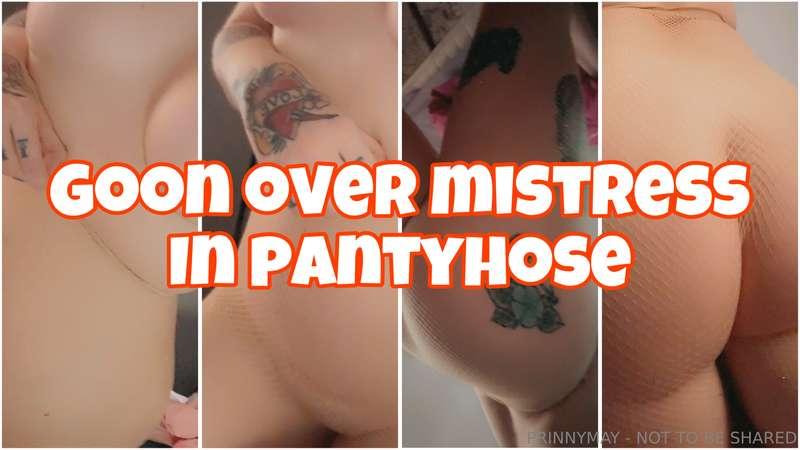 GOON OVER ME IN FISHNET PANTYHOSE💦 Come closer, baby… I love..