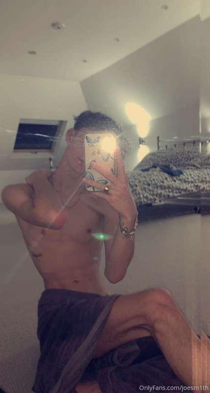 Obvs got a thing for wearing a towel after the bath Infront ..