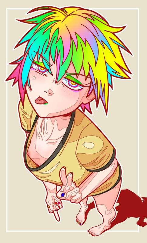 Rainbow Loose Shirt