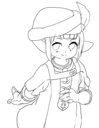 Request sketch Hozen