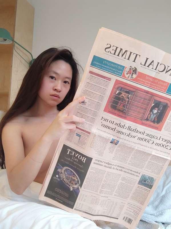 I was reading the paper but then I thought about you…