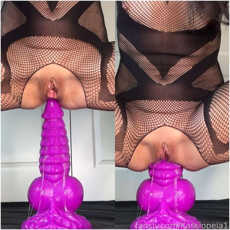 A reality check … 🤭

#dildo #hugedildo #erasernipples #hotwife #fishnet #anal #pussy #hot #sizequeen 