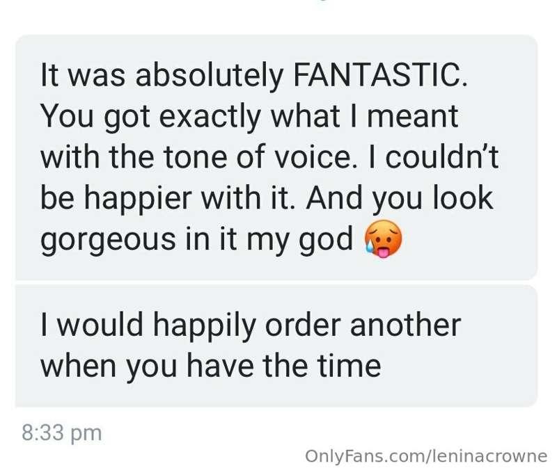 Recent custom feedback! Get yours ❤️