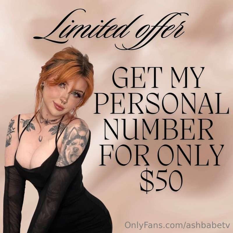 Get closer than ever my personal number is waiting for you. ..