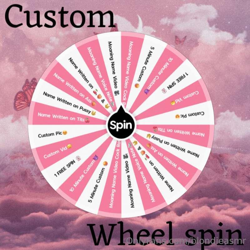 WIN A CUSTOM😍 EVERYTHING CUSTOM!! SPIN THE WHEEL TO WIN A SE..