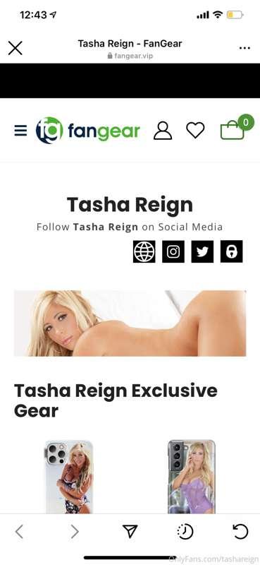 New merch drop!!! 🔥 you can now get all the Tasha Reign swag..
