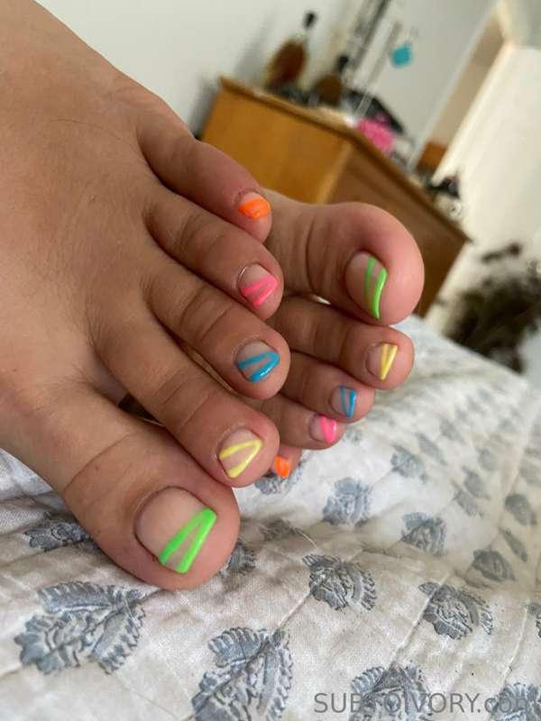New pedi 🔥💕