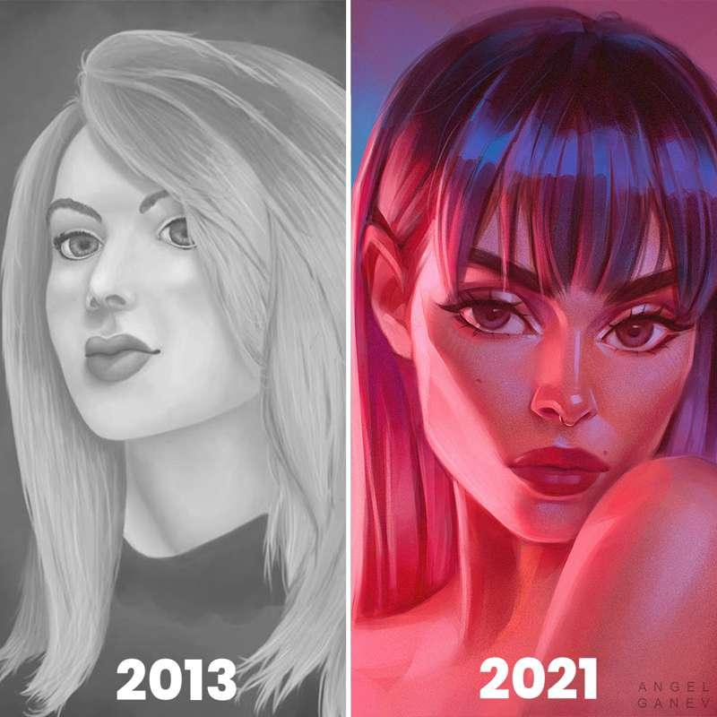 Art Progress & Masterclass