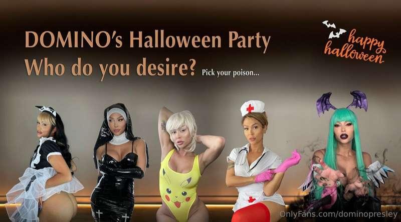 Throwing back... Domino's Halloween Party 🎃Who do you desire..