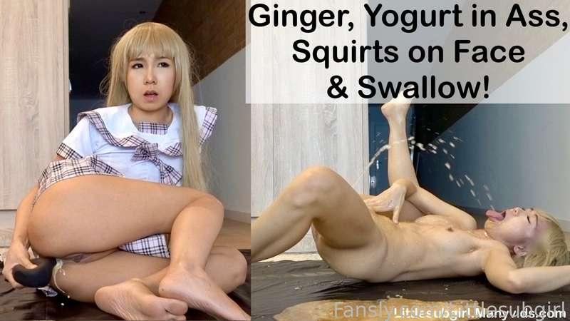 Ginger, Yogurt in Ass, Squirts on Face &amp; Swallow - 16:01 Minutes 

She just back from school. She look so cute in her pink school uniform. She feeling horny and dirty. She put a lot of pickled ginger in her ass. She mix yogurt with red food colouring and put it in her ass. She dri nk tomato sauce. Then she lay down and start fucking her pussy till she squirts all over her face and body. She catch her squirts in her mouth and swallow it all! 

Includes: Asian, Japanese, Chinese, young, petite, tight asses, teens, long hair, skinny, brunette, eating fetish, food porn, food masturbation, odd insertions, food stuffing, anal enema, schoolgirl, school uniform, fingering, finger fucking, squirting, squirt, female ejaculation, orgasms, wet and messy, squirt on face, dri nk squirt, cum swallowers, [Full HD] [1080px].

#Asian #Japanese #young #petite #tightasses #teens #longhair #skinny #brunette #eatingfetish #foodporn #foodmasturbation #oddinsertions #foodstuffing #anal #enema #schoolgirl #schooluniform #fingering #fingerfucking #squirting #squirt #femaleejaculation #orgasms #wet #messy #food #squirtonface #drinksquirt #cumswallowers #FullHD #fyp