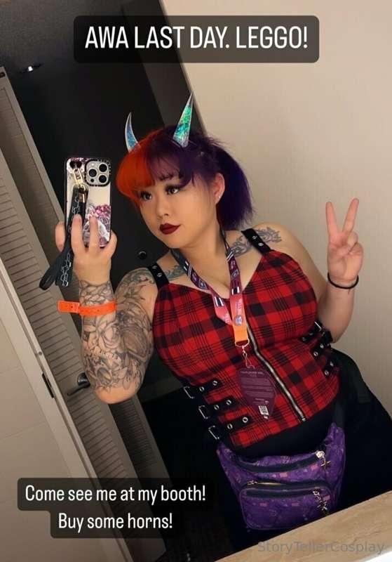 Some Misc photos from my birthday and AWA! I only cosplayed ..