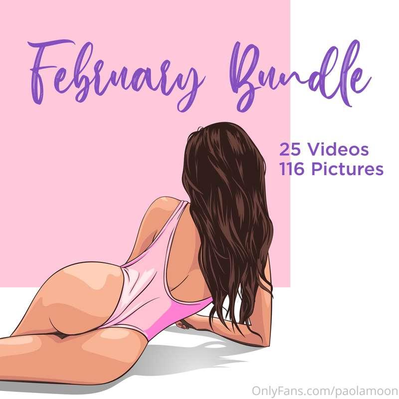 ✨FEBRUARY BUNDLE ✨ Last month in between both of my accounts..