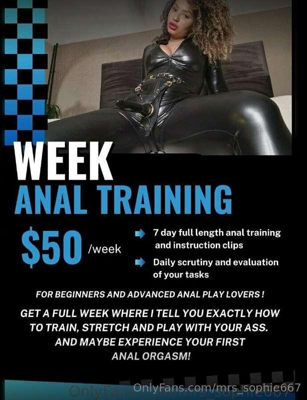 😈 𝗔𝗡𝗔𝗟 𝗧𝗥𝗔𝗜𝗡𝗜𝗡𝗚 𝗪𝗘𝗘𝗞😈You know your ass belongs to me! so wha..