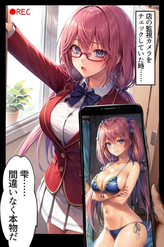 ようこそ隠しカメラのある家電量販店へ【階段逆さ撮り編】　41枚(zip, pdf有り)
