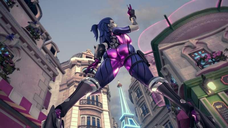 Widowmaker in Paris (without a logo in 8K)