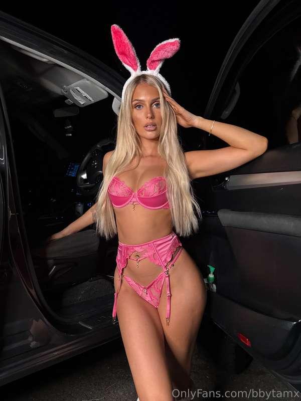 Bunny by night, ready to hop into your fantasies. 🐰