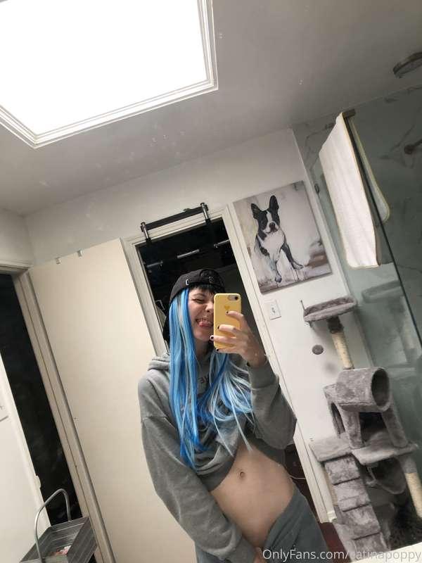 Being silly with a wig! but I much rather be sitting on your..
