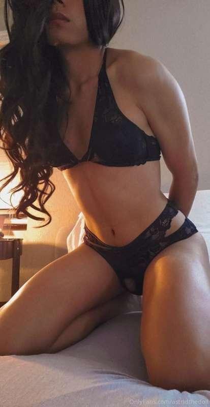 on my knees with my legs spread open like the good little sl..